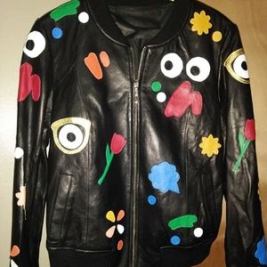 Child's Vegan leather jacket size 10